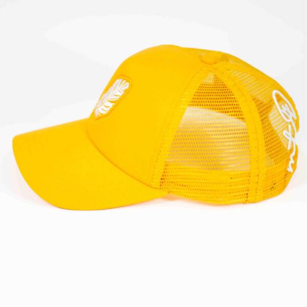FEATHER YELLOW WHITE CAP - Image 2