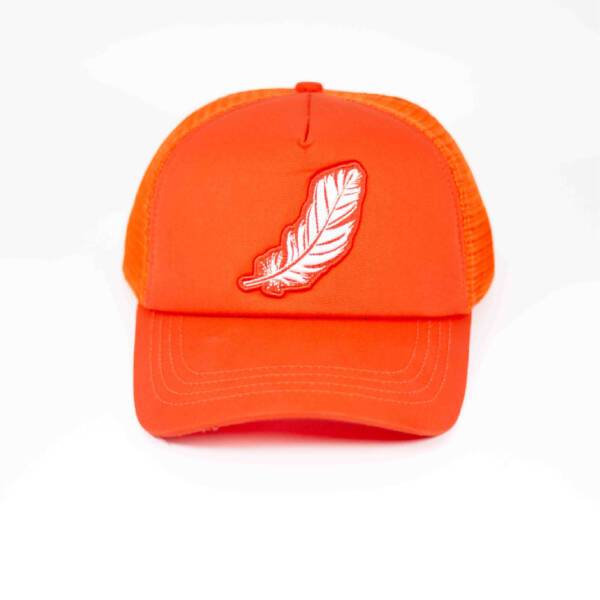 FEATHER ORANGE CAP - Image 2