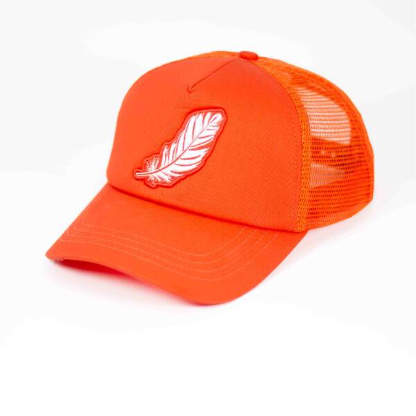 FEATHER ORANGE CAP
