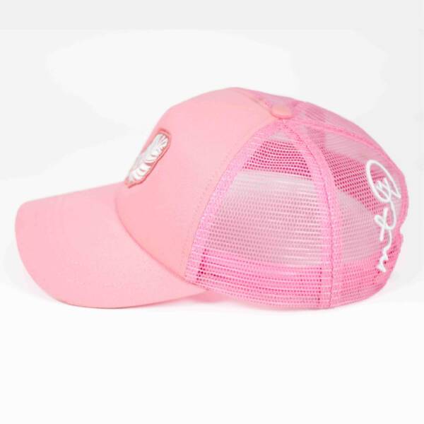 FEATHER PINK WHITE CAP - Image 3