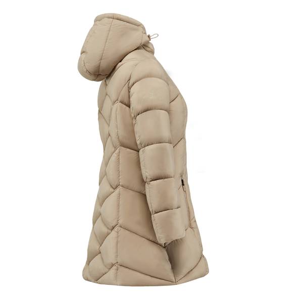 New Women Heating Jacket Beige - Image 3