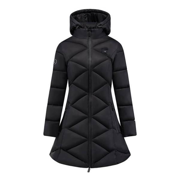 New Women Heating Jacket Black - Image 4