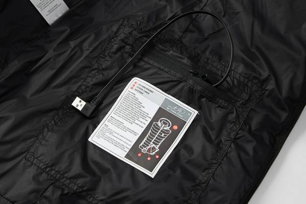 New Women Heating Jacket Black - Image 6