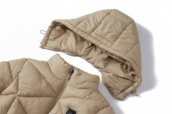 New Women Heating Jacket Beige - Image 5