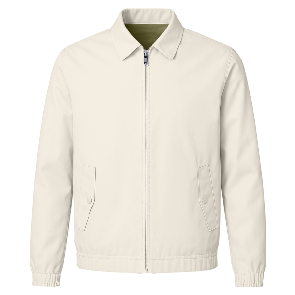 Blouson Polo Green & Beige - Image 2