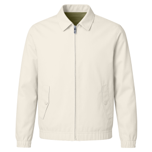 Blouson Polo Beige & Green