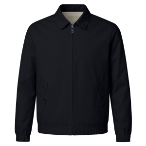 Blouson Polo Black & Beige