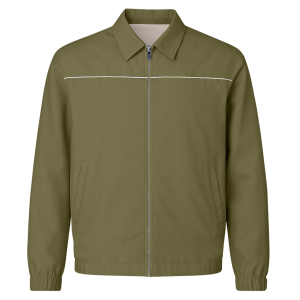 Blouson Polo Green & Beige