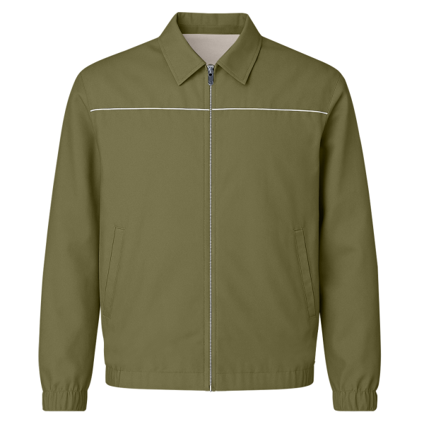 Blouson Polo Green & Beige